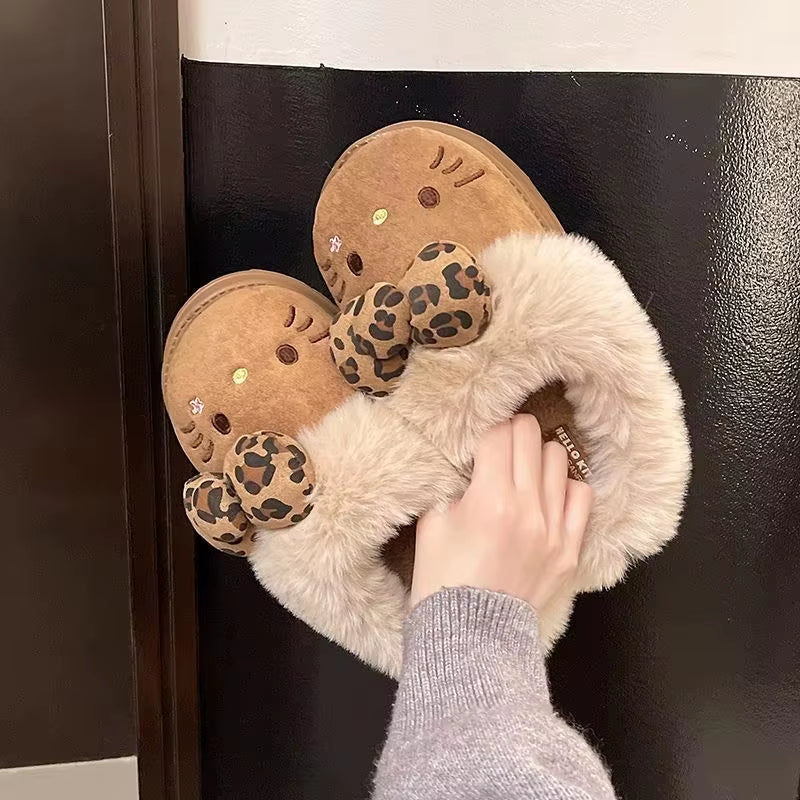 Hello Kitty Plush Slippers
