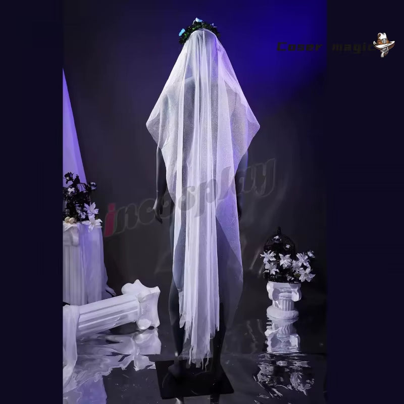 Tim Burton'S Corpse Bride Victoria Everglot Cosplay Costume Uniform Halloween Carnival Party Christmas Play Role Clothes