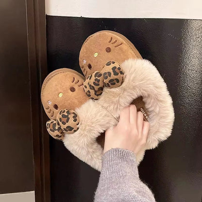 Hello Kitty Plush Slippers