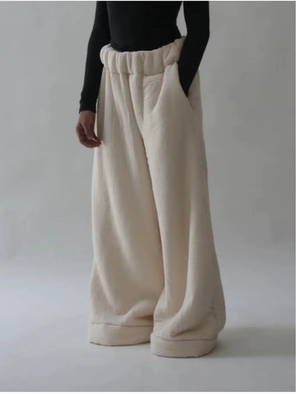 Winter Must Have Wide Leg Pants for Women 2025 New High Waist Loose Edition Street Fashion Versatile