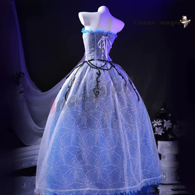 Tim Burton'S Corpse Bride Victoria Everglot Cosplay Costume Uniform Halloween Carnival Party Christmas Play Role Clothes