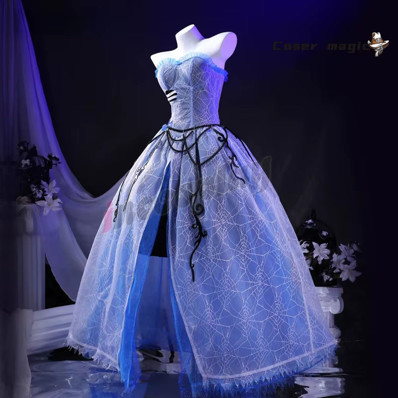 Tim Burton'S Corpse Bride Victoria Everglot Cosplay Costume Uniform Halloween Carnival Party Christmas Play Role Clothes